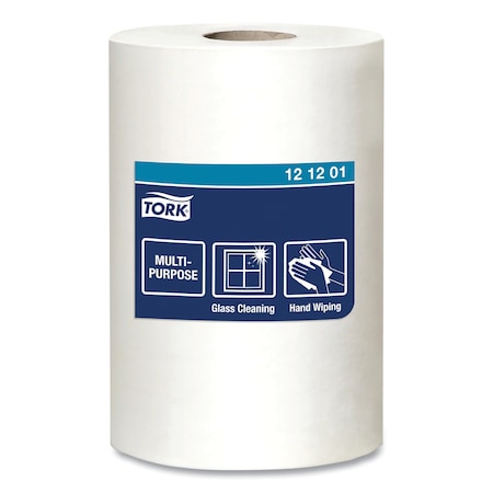 Tork Tork Basic Centerfeed Paper Wiper White M2, High Absorbency, 6 x 600 Sheets, 121201, PK6 121201